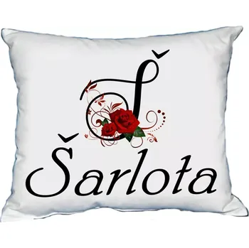 Dekorativní polštářek Moon River ŠARLOTA polštář s dámským jménem 30x40 cm