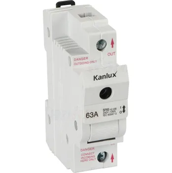 modulární přístroj a rozvaděč Kanlux KSF02-63-1P Pojistkový držák do rozvaděče