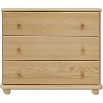 Nábytek Drewmax Komoda KD106, 80x78x47, borovice (Barva dřeva: Dub)