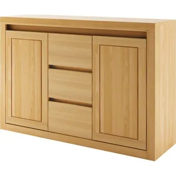 Nábytek Drewmax Komoda KD413, 140x90x41, buk (Barva dřeva: Rustikal)