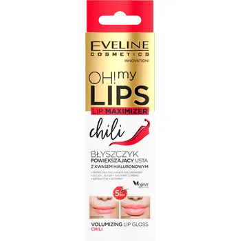 Lesk na rty Eveline Cosmetics Oh! My Lips lesk na rty s chilli, 4,5 ml
