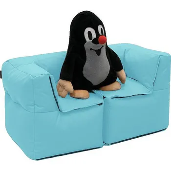 Dětský zahradní nábytek Textilní dětská modulová 2-místná lavice MODULTEX KIDS (světle modrá)