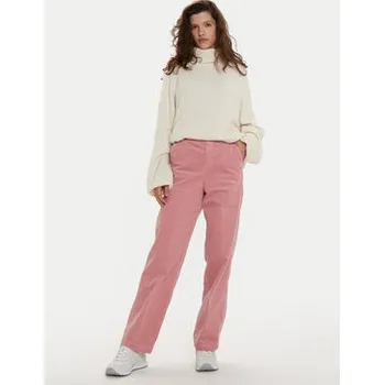 Dámské kalhoty United Colors Of Benetton Kalhoty z materiálu 4HA2DF07I Růžová Regular Fit 48