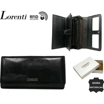 Peněženka Dámská kožená peněženka Lorenti 1077-NIC-RFID černá