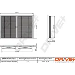 Vzduchový filtr Dr!ve+ DP1110.10.0383