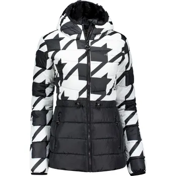 Dámská bunda Dámská bunda ALTISPORT DARCIA ČERNÁ/BÍLÁ XXL