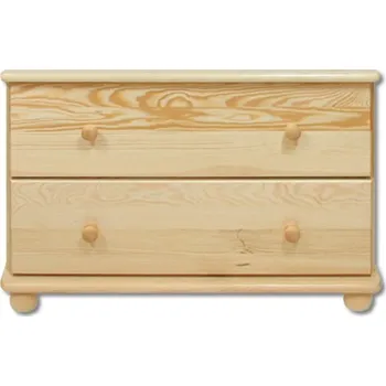 Nábytek Drewmax Komoda KD102, 100x100x47, borovice (Barva dřeva: Dub)