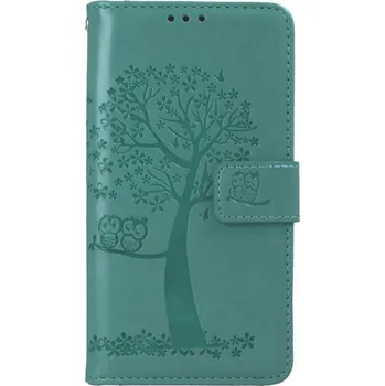 Pouzdro na mobilní telefon Pouzdro iPhone 13 knížkové Zelený strom sovičky (kryt neboli obal na iPhone 13)