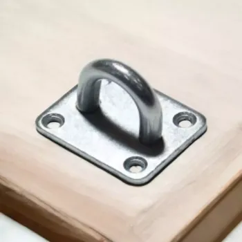 Tesařské kování Deska s okem 8x40x50 mm, galvanický zinek, pro široké stavební a montážní využití