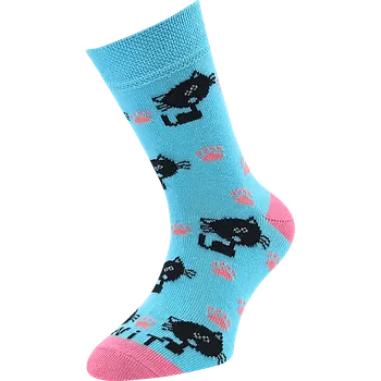 Dětské ponožky Kočičky - velikost 25-29 (Velikost 25-29)