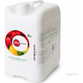 Hnojivo Jungle Indabox JUNGLE Garden G3 RAJČATA | PAPRIKY / PLOD Objem: 5l