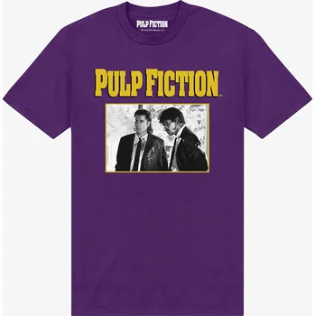 Pánské tričko Tričko Merch Pulp Fiction - Pulp Fiction Scenes Unisex T-Shirt Purple M