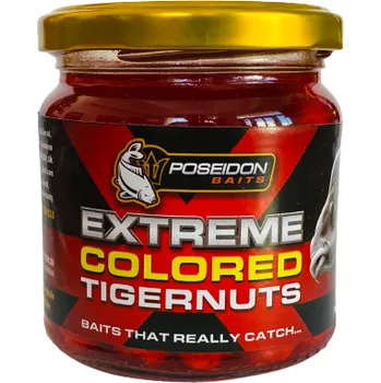 Návnadová surovina Poseidon Baits COLORED tygří ořech 14mm 220ml Příchuť: Chilli