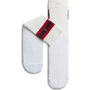 Pánské ponožky Ponožky On Tennis Sock White/ Red 40-41