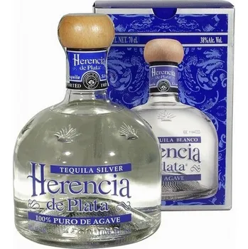 Tequila Herencia De Plata Silver 0,7 l (holá láhev)