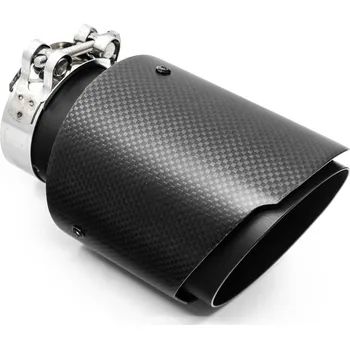 Koncovka výfuku RM Motors Koncovka výfuku 1x 101mm vstup 63mm karbon/nerez RMT-C101-6/63BM