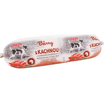 Krmivo pro psa CHEJN Barry kachní 10x850g - karton