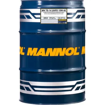 Motorový olej Mannol TS-14 UHPD 15W-40 7114 - 208l (Syntetický celoroční motorový olej, pro vysoce výkonné dieselové motory pracující v náročných podmínkách)