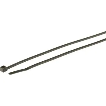 Stahovací páska Kabelová vázací páska Odolné vůči UV záření 111-02160 T18L-PA66W-BK 200mm 2,5 mm Černá Polyamid 6.6 (PA66)