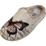 MEDILINE DÁMSKÉ PANTOFLE GEMA 1147-024, 16123-615 BÉŽOVÁ MOTÝL Barva: BÉŽOVÁ, Velikost: 41