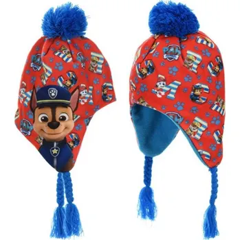 Pokrývka hlavy SUN CITY Tlapková Patrola zimní čepice s bambulí Chase Velikost: 52