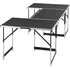 Zahradní stůl Juskys Třídílný kempingový stůl černý