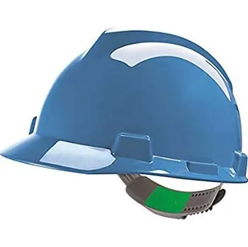 Pracovní přilba Ochranná helma EN 50365, EN 80079-36, Modrá, HPPE, Ano Ano Standardní V-Gard