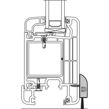 Příslušenství k oknu Profix záslepka SET, černá