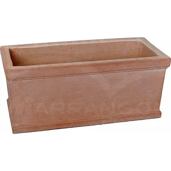 Květináč Terakota - květináč - PLAIN RECTANGLE 04 03 - Itálie - 50 x 22 x22 V