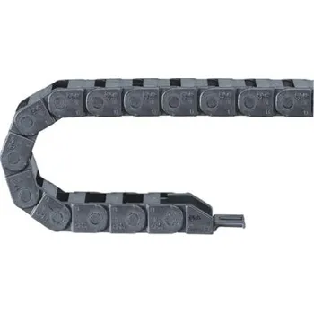 Kabelové rozdvojky Kabelový řetěz Ohebný barva Černá 37 mm x 10.5mm x 1m, min. poloměr ohybu 18 mm Igus