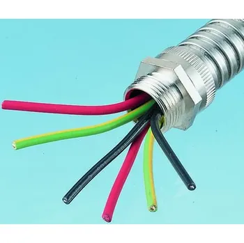 kabelová chránička Instalační trubka ohebná Kov 20mm Nerezová ocel, IP40 15m ID 17mm min. R ohybu 32 mm, vnější průměr: 20.2mm