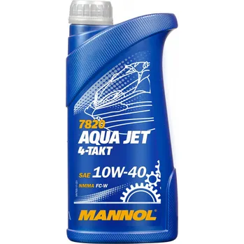 Motorový olej Mannol 4-Takt Aqua Jet 10W-40 7820 - 1l (Syntetický motorový olej pro čtyřtaktní motory vodních skútrů)