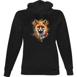 Dámská mikina s kapucí s potiskem Foxplosion mikina dámské