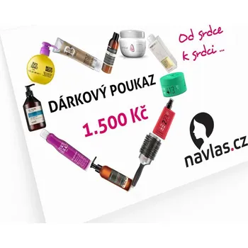 Dárková krabička Dárkový poukaz NaVlas.cz v hodnotě 1.500,- Kč
