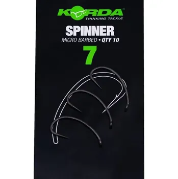 Korda háčky Spinner bez protihrotu 10 ks Varianta: vel. 7 (KSPRB7)