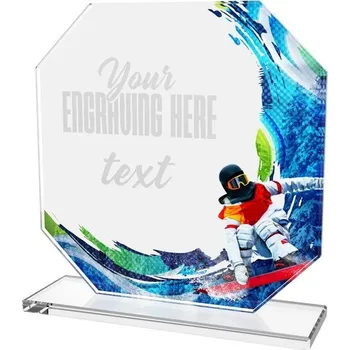 Poháry Bauer Skleněná trofej CR2024302M54 | Snowboard