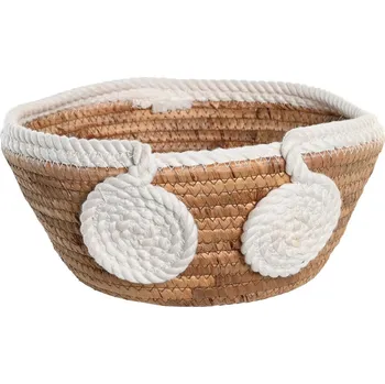 Vánoční dekorace Stolní dekorace DKD Home Decor 30 x 30 x 14 cm Přírodní Bílá Boho