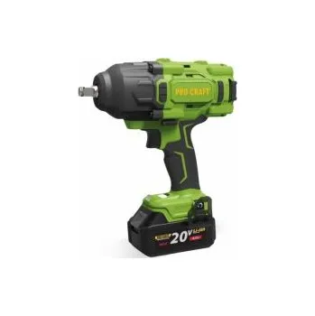 1/2" Aku rázový utahovák bez baterie a nabíječky 1600Nm PRO-Craft