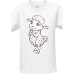 Tričko s potiskem Vybarvi si ovečku dětské