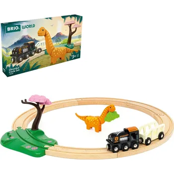 Vláček a vláčkodráha BRIO DŘEVO Vláček dráha Dino kruhová set vláčkodráha s dinosaurem | 33