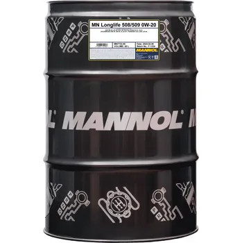 Motorový olej Mannol Longlife 508/509 0W-20 7722 - 60l (Nízkoviskózní, plně syntetický prémiový motorový olej, pro nejnovější motory VW)