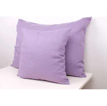 Povlak na polštářek Snový svět Fialový lila lněný povlak na polštář se zipem Rozměr polštáře: Polštář 70x90 cm