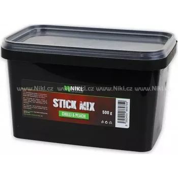 Návnadová surovina NIKL Stick Mix Chilli & Peach 500g (NIKL Stick Mix Chilli & Peach 500g)