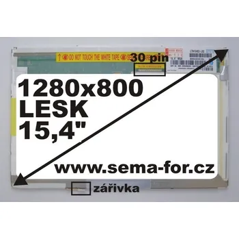 Náhradní displej pro notebook N154I3-L03 - lesklý, s lehkou vadou