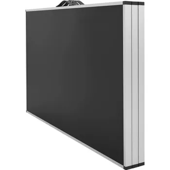 Zahradní stůl Juskys Třídílný kempingový stůl černý