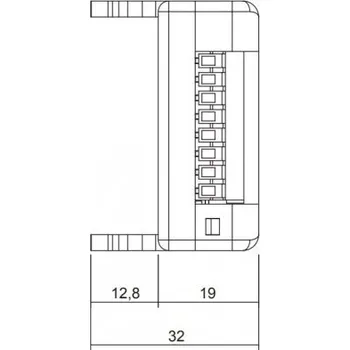 Příslušenství k oknu Rozšiřovací modul na DIN lištu pro ovládání přes aplikaci - profesionální