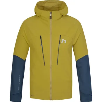 Pánská softshellová bunda Pánská bunda HANNAH TRANE HOODY AVOCADO OIL/STRATIFIED SEA XXL
