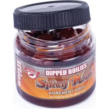 Boilies SPORTCARP Boilies v dipu Dipped Boilies Spicy Krill 200ml 18mm (SPORTCARP Dipped Boilies Spicy Krill 200ml 18mm)