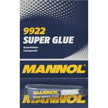 Průmyslové lepidlo Mannol Super Glue 9922 (Ultra rychlé lepidlo, které vytváří silný, odolný a dlouhotrvající spoj)