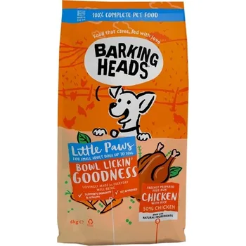 Krmivo pro psa Barking Heads Little Paws Bowl Lickin' Good Chicken 6 kg + Doprava zdarma